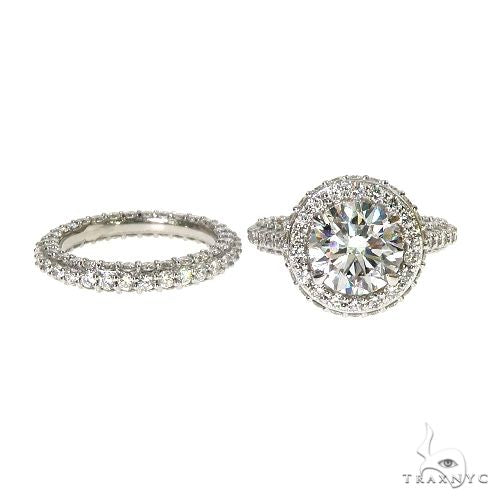 14K Gold Diamond Engagement Ring Set 67448 - Image 2