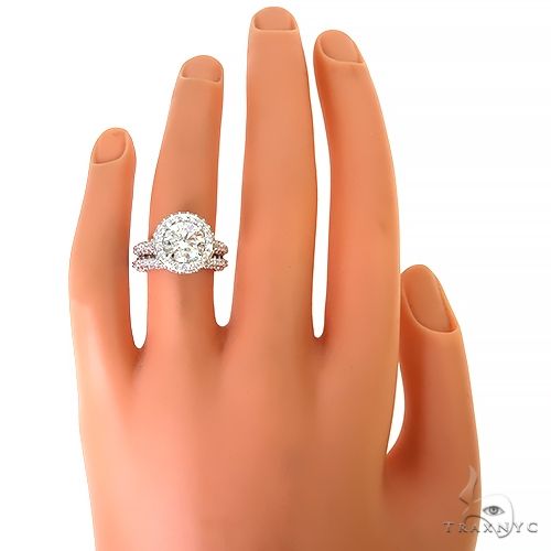 14K Gold Diamond Engagement Ring Set 67448 - Image 7