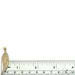 14K Gold Diamond Half Angel Wing 66449 - Image 4