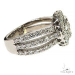 14K Gold Diamond Halo Engagement Ring 67993 - Image 3