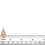 14K Gold Diamond Hamsa Pendant 66822 - Image 5