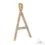 14K Gold Diamond Initial Letter Collection 67332 - Image 3