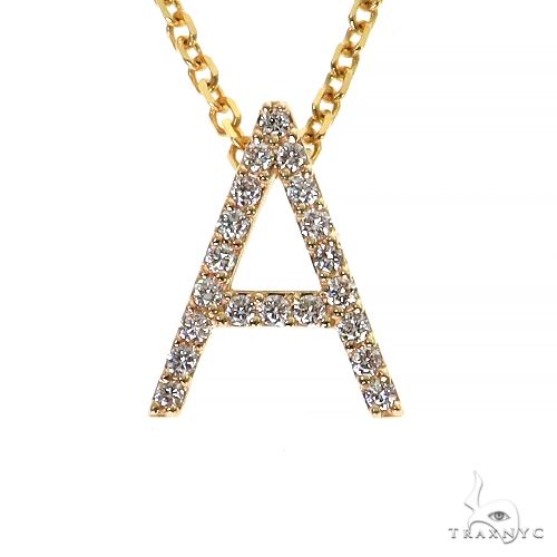 14K Gold Diamond Initial Set Collection 68556 - Image 2