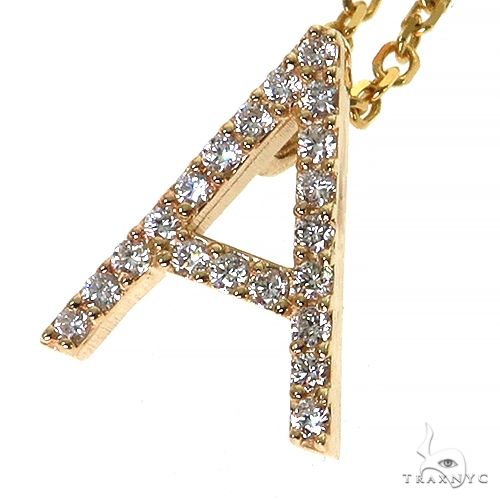 14K Gold Diamond Initial Set Collection 68556 - Image 4
