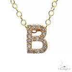 Mini Diamond Initial Necklace 68727 - Image 1