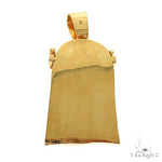 14K Gold Diamond Jesus Pendant 67244 - Image 4