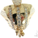 King Tut Diamond Pendant Sandblasted Face 62468 - Image 10