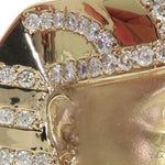 King Tut Diamond Pendant Sandblasted Face 62468 - Image 12