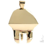 King Tut Diamond Pendant Sandblasted Face 62468 - Image 5