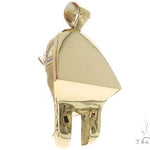 King Tut Diamond Pendant Sandblasted Face 62468 - Image 6