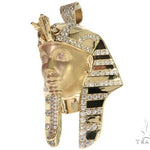 King Tut Diamond Pendant Sandblasted Face 62468 - Image 8