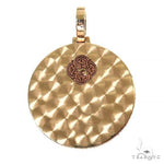 14K Gold Diamond Photo Pendant 67658 - Image 4