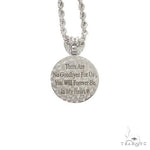 14K Gold Diamond Photo Pendant and Rope Chain Set 66834 - Image 4