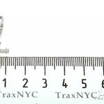 14K Gold Diamond Single Cross Earrings 66198 - Image 6