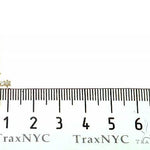 14K Gold Diamond Single Cross Earrings 66199 - Image 7