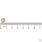 14K Gold Diamond Stud Earrings 65824 - Image 5