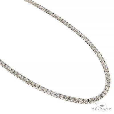 14K Gold Diamond Tennis Chain 68004 - Image 1