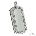 14K Gold Dog Tag Pendant 66812 - Image 2