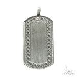 14K Gold Dog Tag Pendant 66812 - Image 3