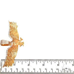 14K Gold Eagle Diamond Pendant 67785 - Image 6