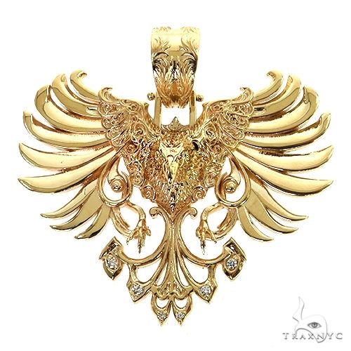 14K Gold Vulture Pendant 68739 - Image 1