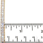 14K Gold Emerald Diamond Bracelet (Lab) 68611 - Image 5