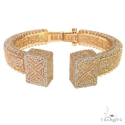 Nordic Hammer Diamond Bangle Bracelet 69564 - Image 1