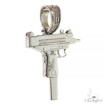 14K Gold Gun Pendant 68742 - Image 3