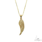 14K Gold Half Angel Wing Set 66448 - Image 1