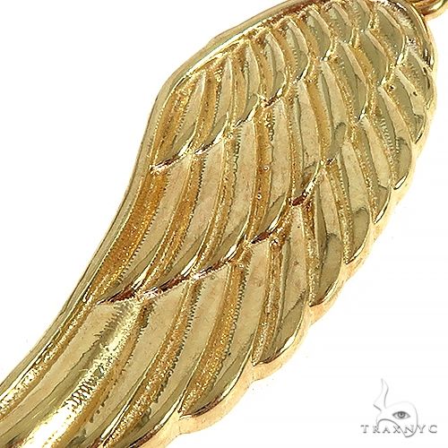 14K Gold Half Angel Wing Set 66448 - Image 4