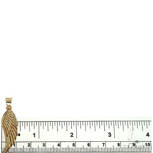 14K Gold Half Angel Wing Set 66448 - Image 5