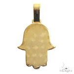 14K Gold Hamsa Diamond Pendant 66871 - Image 4