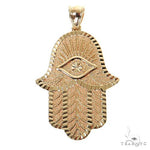 14K Gold Hamsa Pendant 68847 - Image 1