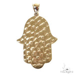 14K Gold Hamsa Pendant 68847 - Image 4