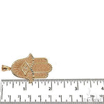 14K Gold Hamsa Pendant 68847 - Image 6