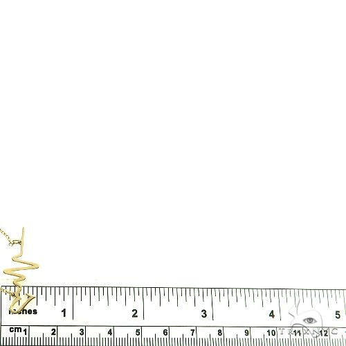 14K Gold Heartbeat Necklace 66541 - Image 5