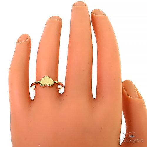 14K Gold Heart Ring 68763 - Image 6