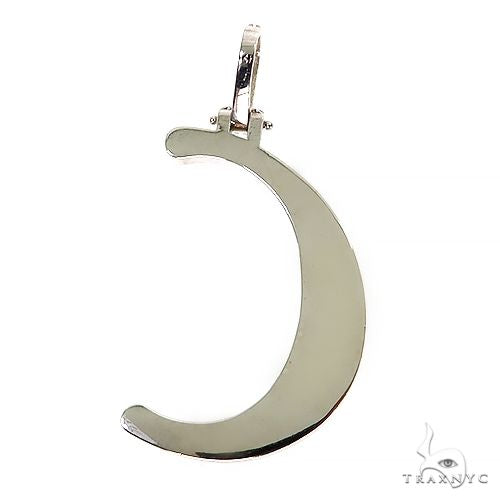 14K Gold Initial Diamond Pendant 67605 - Image 4