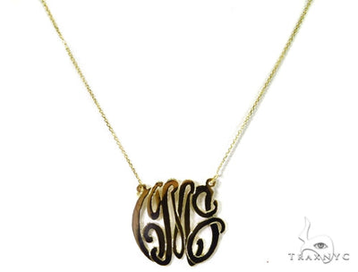 14K Gold Initial Necklace 39271 - Image 1