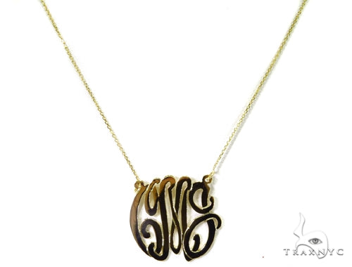 14K Gold Initial Necklace 39271 - Image 1