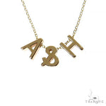 14K Gold Initial Necklace 68575 - Image 1