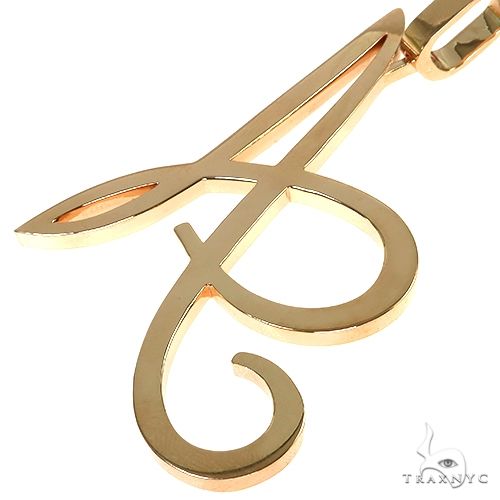14K Gold Initial Pendant 67565 - Image 3