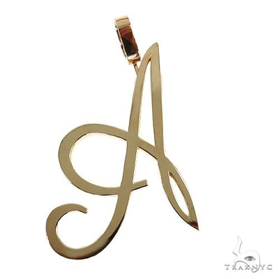 14K Gold Initial Pendant 67565 - Image 1
