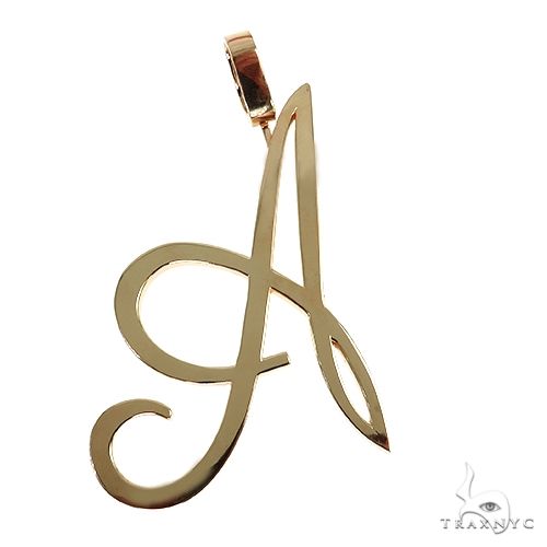 14K Gold Initial Pendant 67565 - Image 1