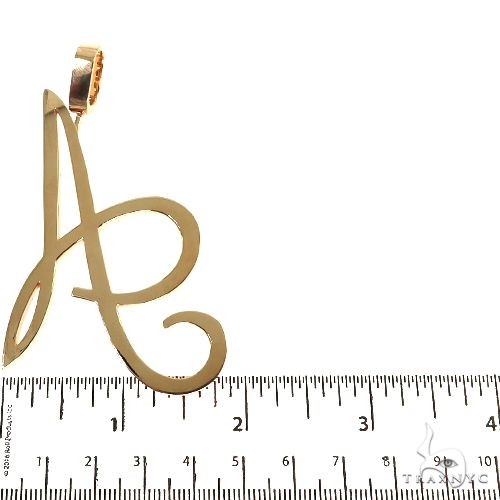 14K Gold Initial Pendant 67565 - Image 5