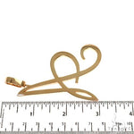 14K Gold Initial Pendant 67565 - Image 6