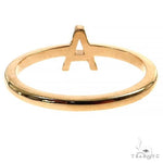 14K Gold Initial Ring 68720 - Image 5