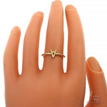 14K Gold Initial Ring 68720 - Image 7