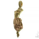 14K Gold Jesus Crucifix Pendant 66204 - Image 3