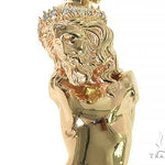 14K Gold Jesus Crucifix Pendant 66204 - Image 4